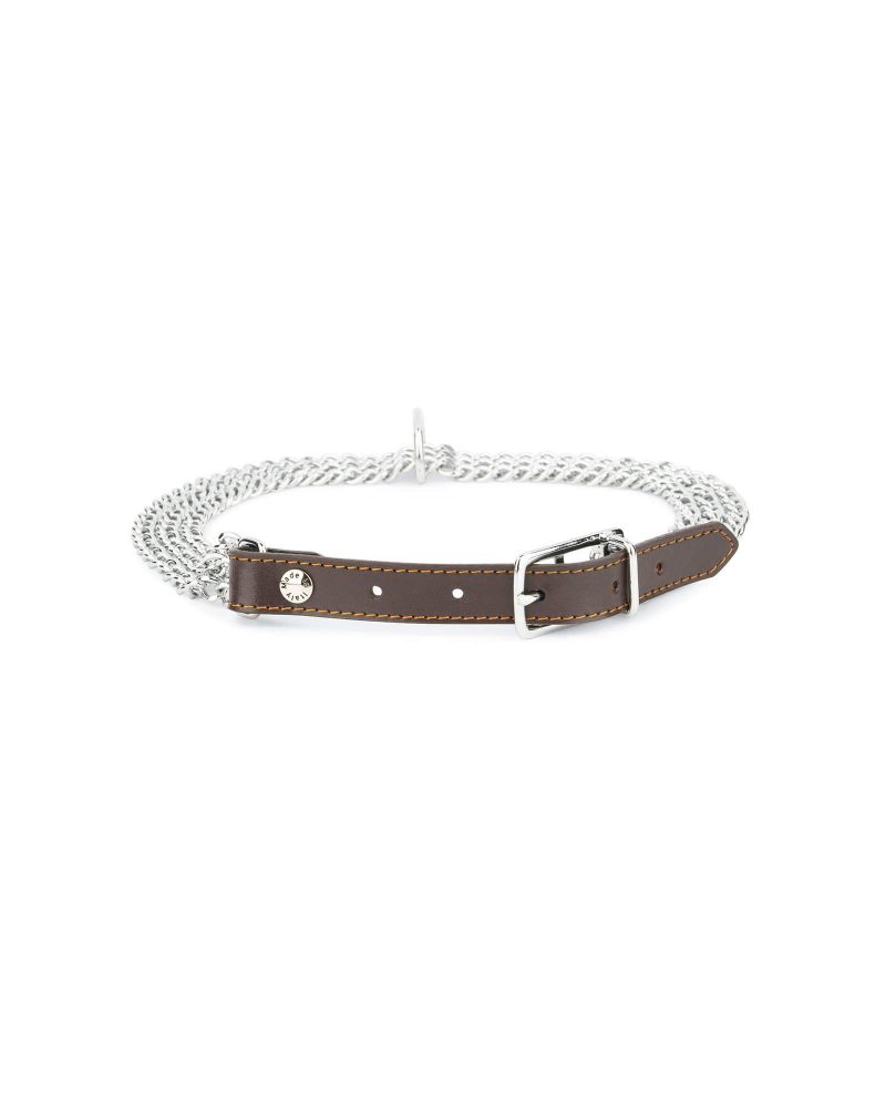 Brown Dog Triple Chain Collar 3