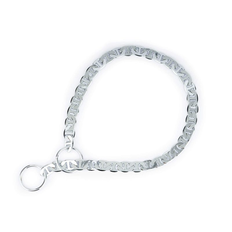 Figaro Chain Link Dog Collar Luxury 3