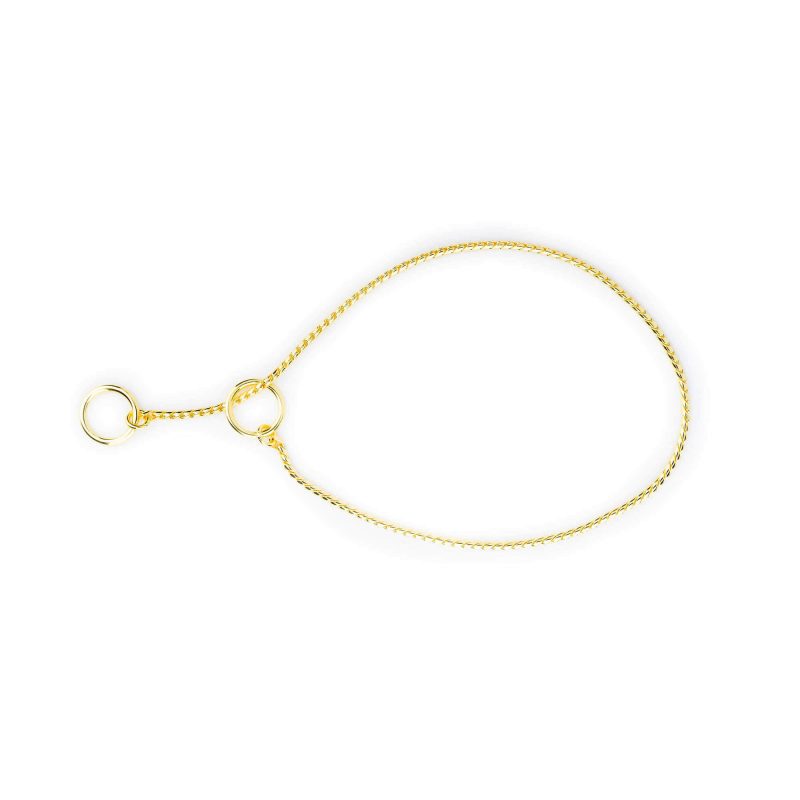 Luxury Gold Snake Chain Show Choke Collar 3 mm 5