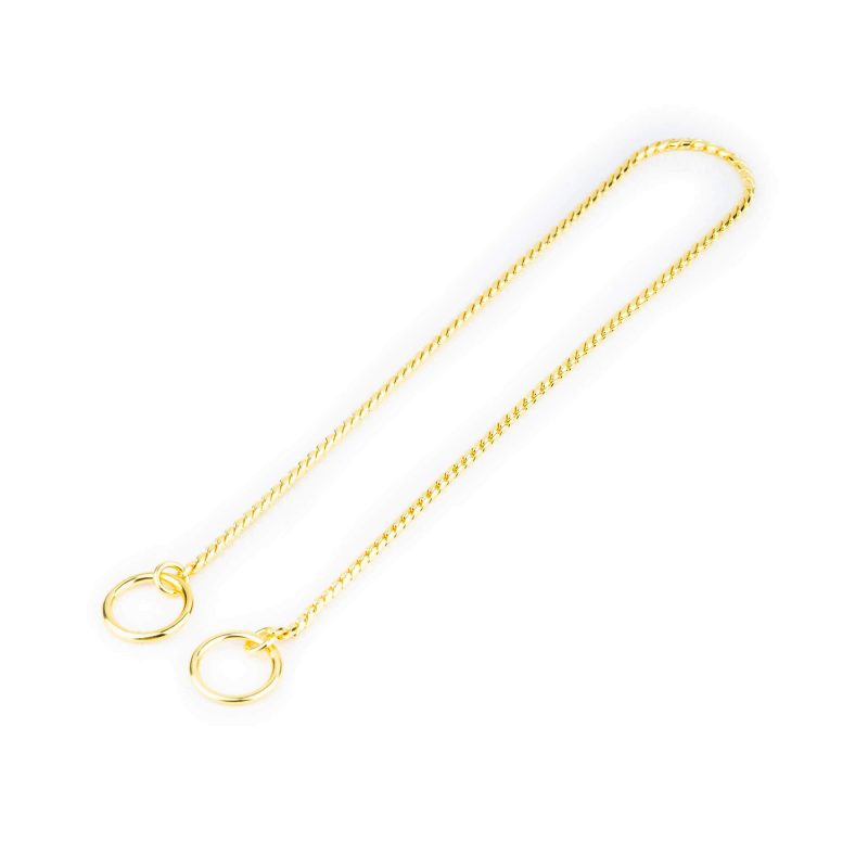 Luxury Gold Snake Chain Show Choke Collar 3 mm 6