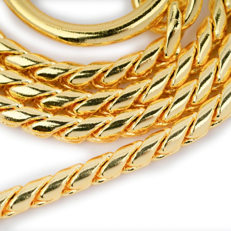 Luxury Gold Snake Chain Show Choke Collar 3 mm 9