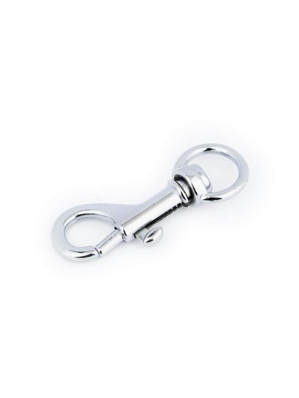 Spring Snap Hook 46 Mm Silver Chrome Plated 1