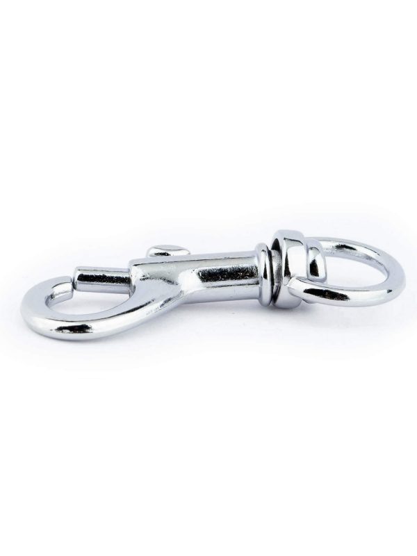 Spring Snap Hook 46 Mm Silver Chrome Plated 3