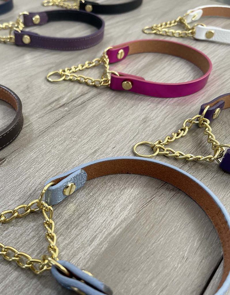 martingale collars for small dogs real leather
