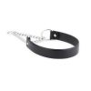 Best Dog Collar Black Full Grain Leather With Martingale 1
