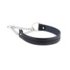 Cool Dog Collar Black Embossed With Martingale 1