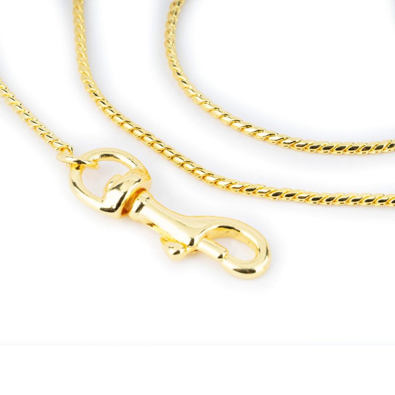 Dog Show Lead Snake Chain Gold Plated 2 mm 90 cm 6