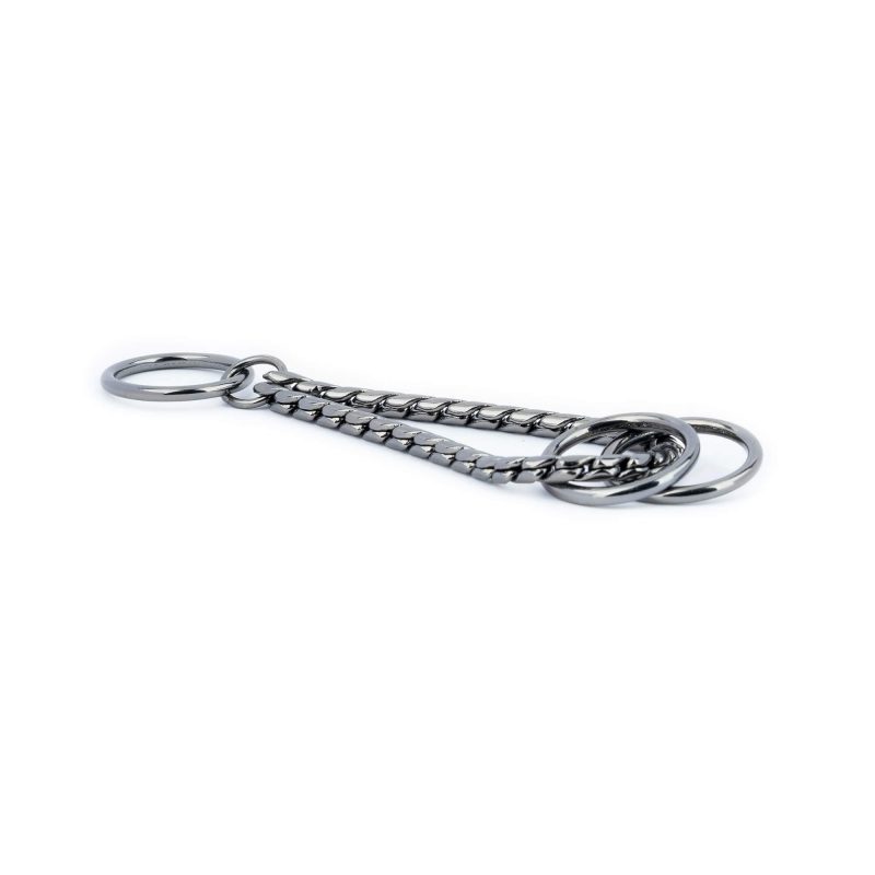 Martingale Snake Chain For Dog Collar Black Chrome 5 mm 3