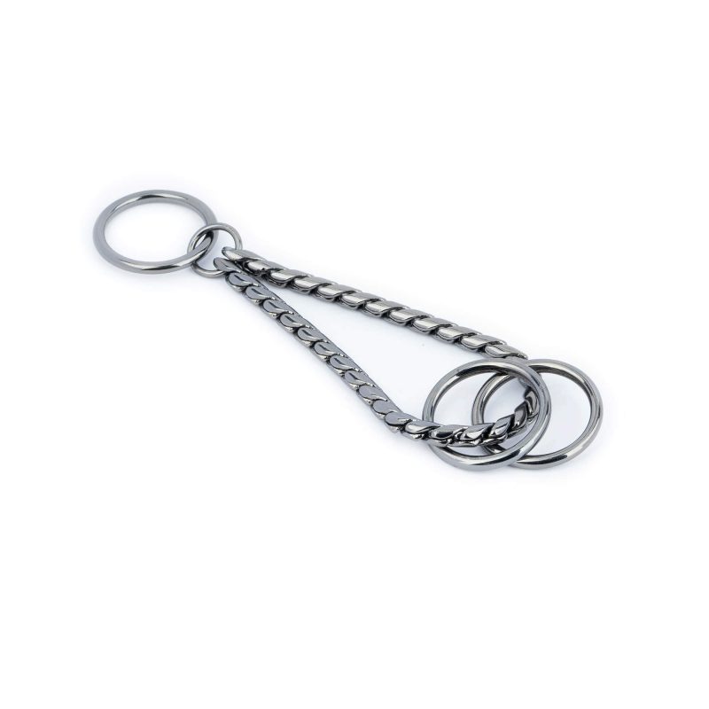 Martingale Snake Chain For Dog Collar Black Chrome 5 mm 4
