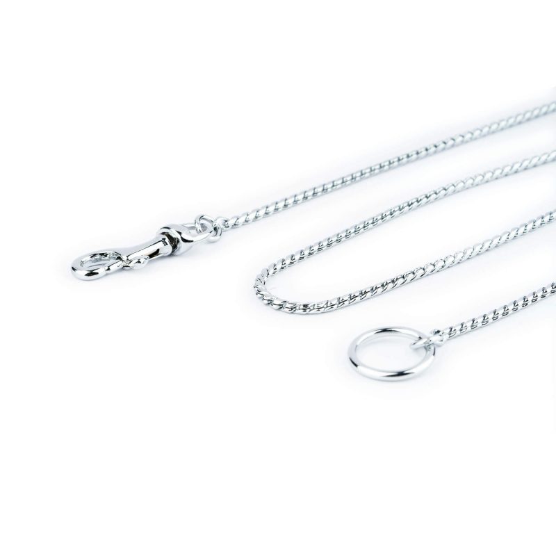 Dog Show Lead Snake Chain Chrome Plated 2 mm 90 cm 3