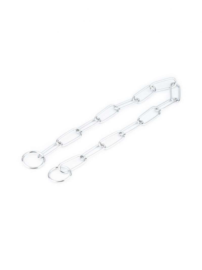 Long Link Choke Chain Dog Collar 5